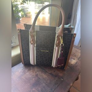 Calvin Klein Women's Sol Monogram Crossbody Bag